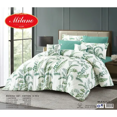 Comforter Manisa 100% Cotton 10 Pcs Set Comforter Manisa 100% Cotton 10 Pcs Set